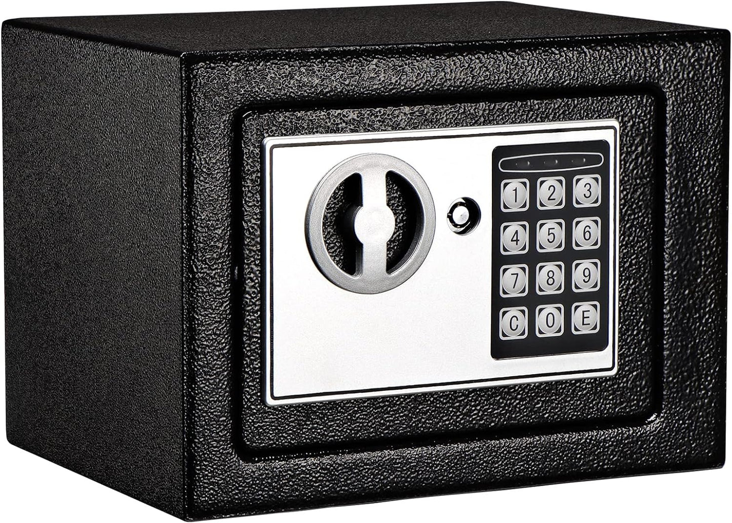 GnL Recsports Electronic Safe Box with Keypad & Keys, Money Lock Boxes, Safety Boxes for Home, Office, Hotel Rooms,Business, Jewelry, Gun, Cash, Steel Alloy Drop Safe 9.1" x 6.7" x 6.7''