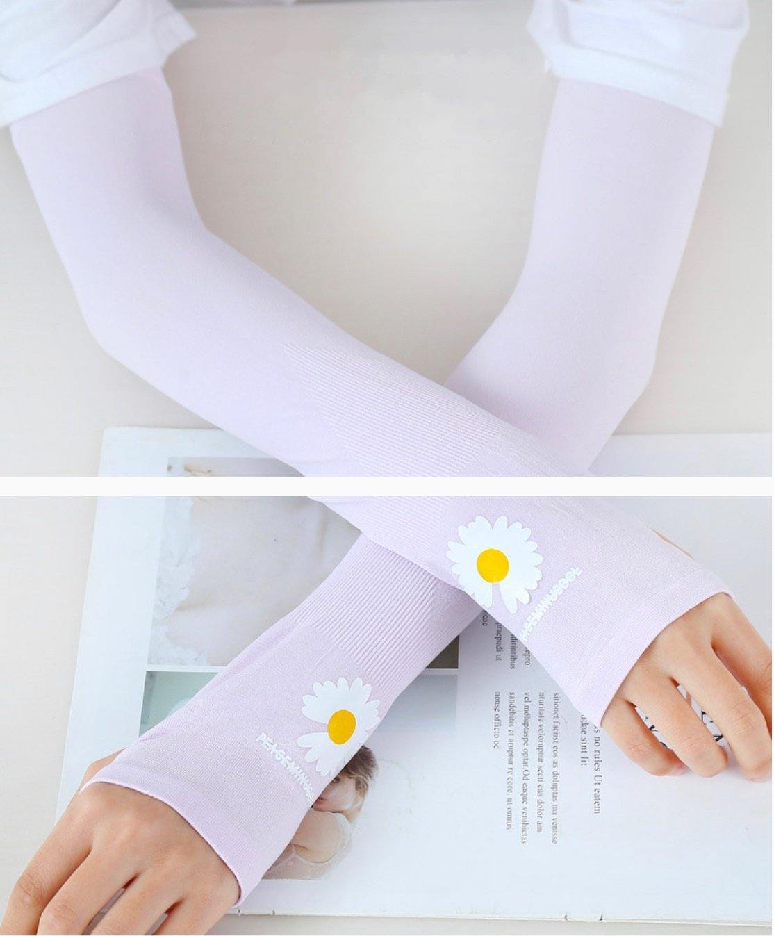 G&L AquaX-Fit UV Sleeves with Flower Design - Golf and Leisure